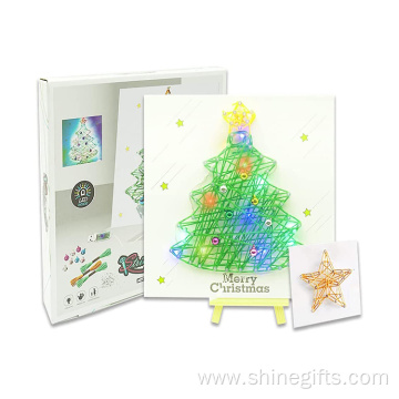 Christmas Tree DIY String Art Craft Kit